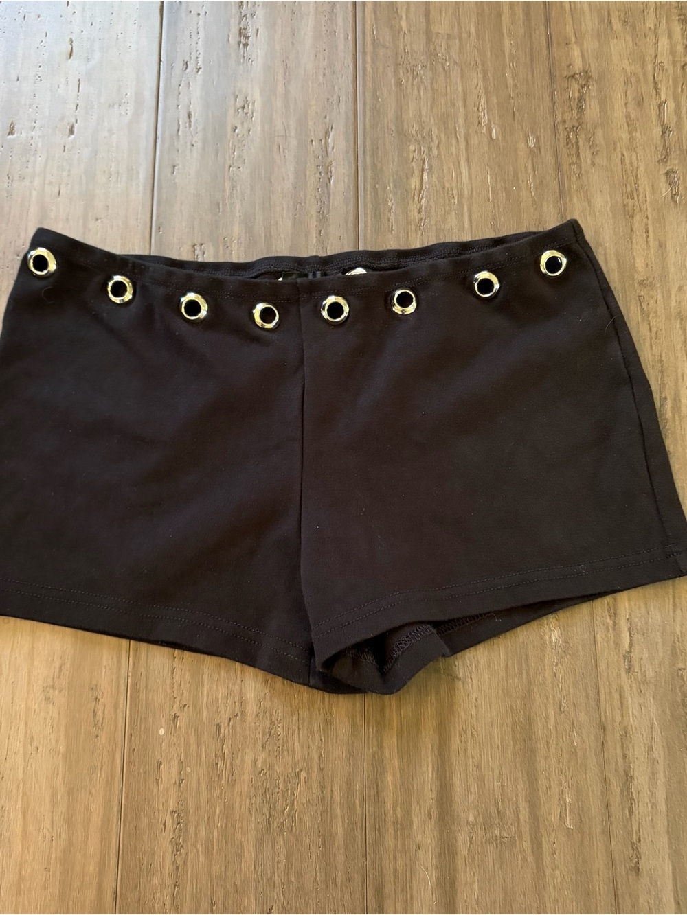 White Fox Women’s Black Grommet Festival Shorts